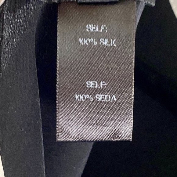 David Lerner ShopBop Silk Mini Sheath Little Black Dress M - Picture 9 of 12